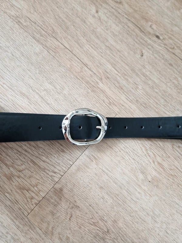 ASOS Black faux leather belt