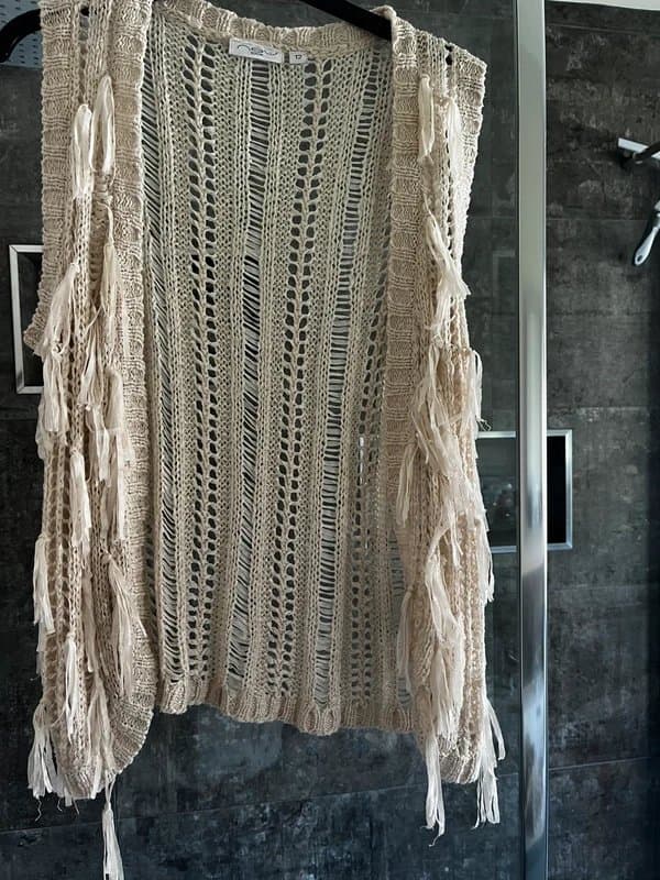 New Look Cute boho sleeveless knit
