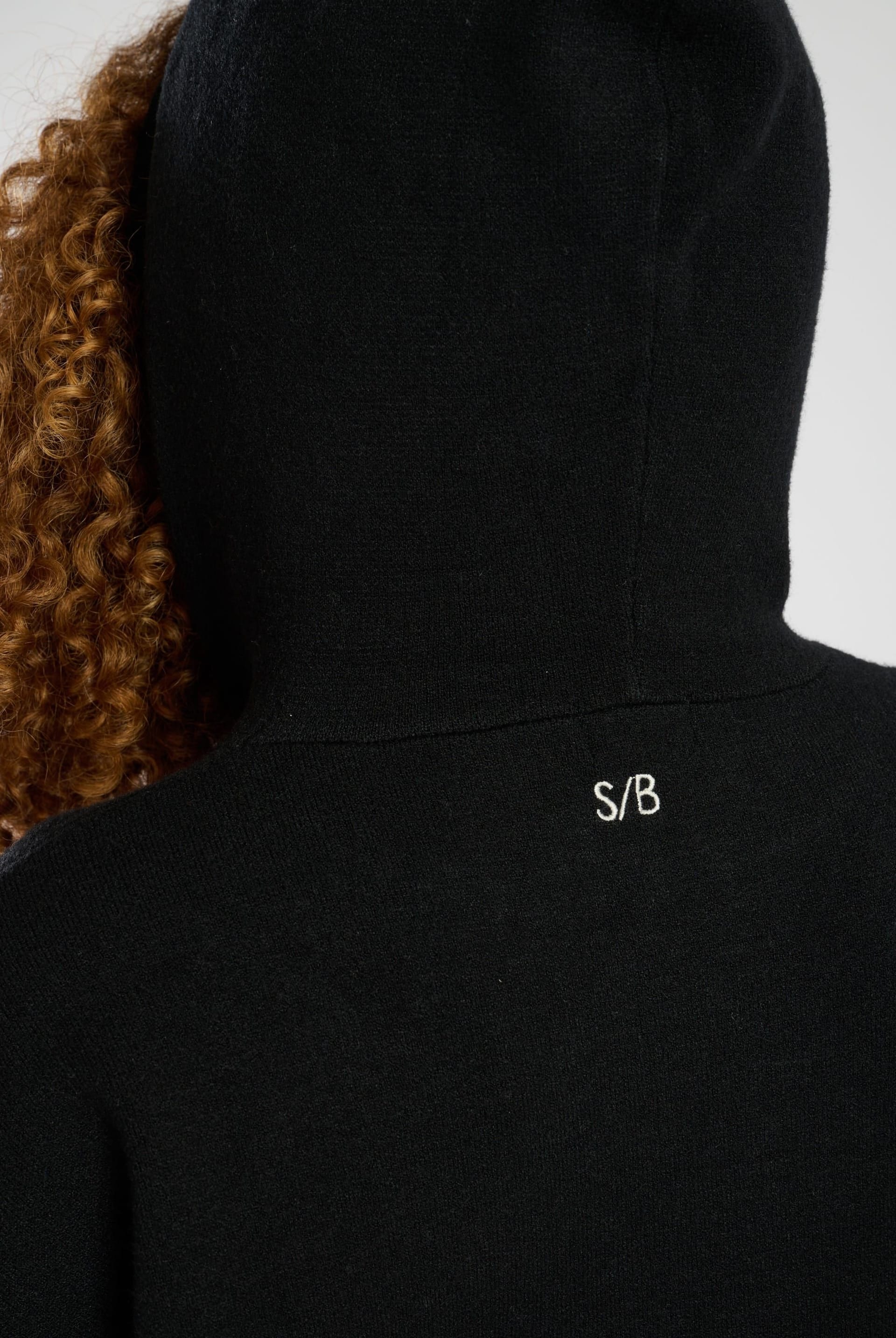 South Beach South Beach Women's LA Knit Hoodie in Black - 4