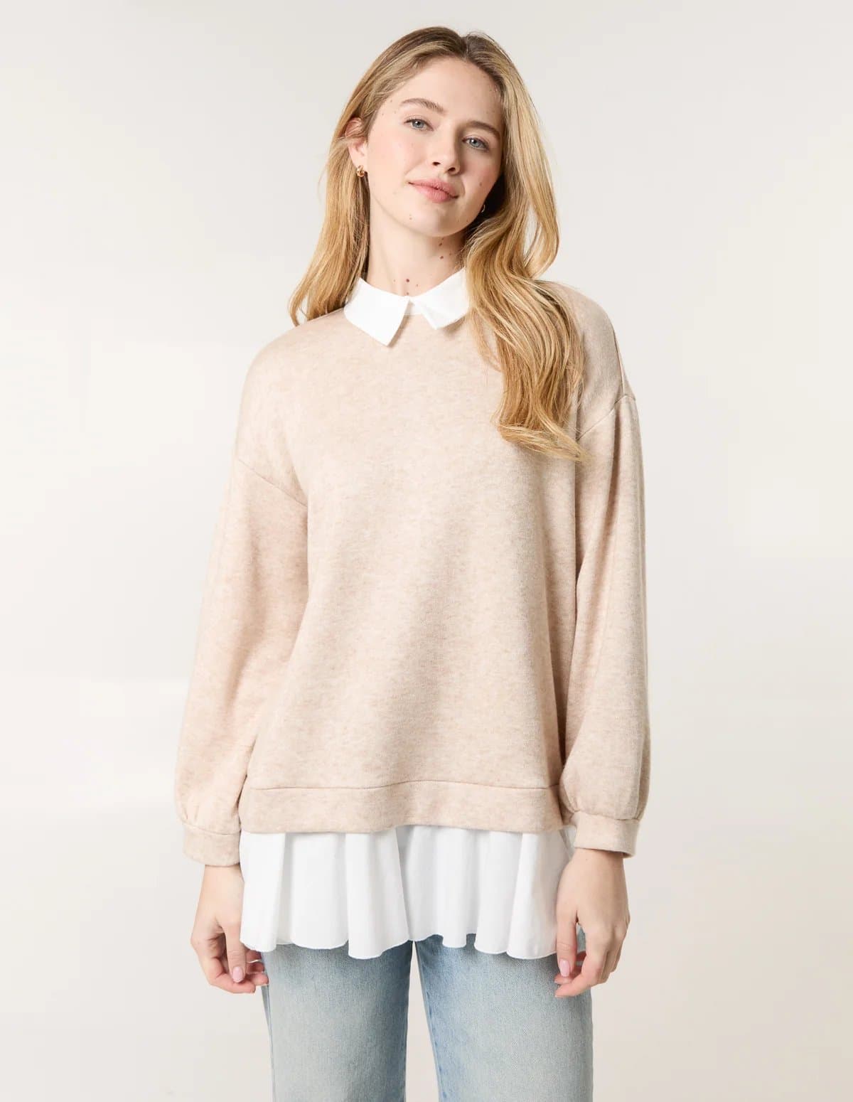 Blue Vanilla 2in1 Cut & Sew Sweater
