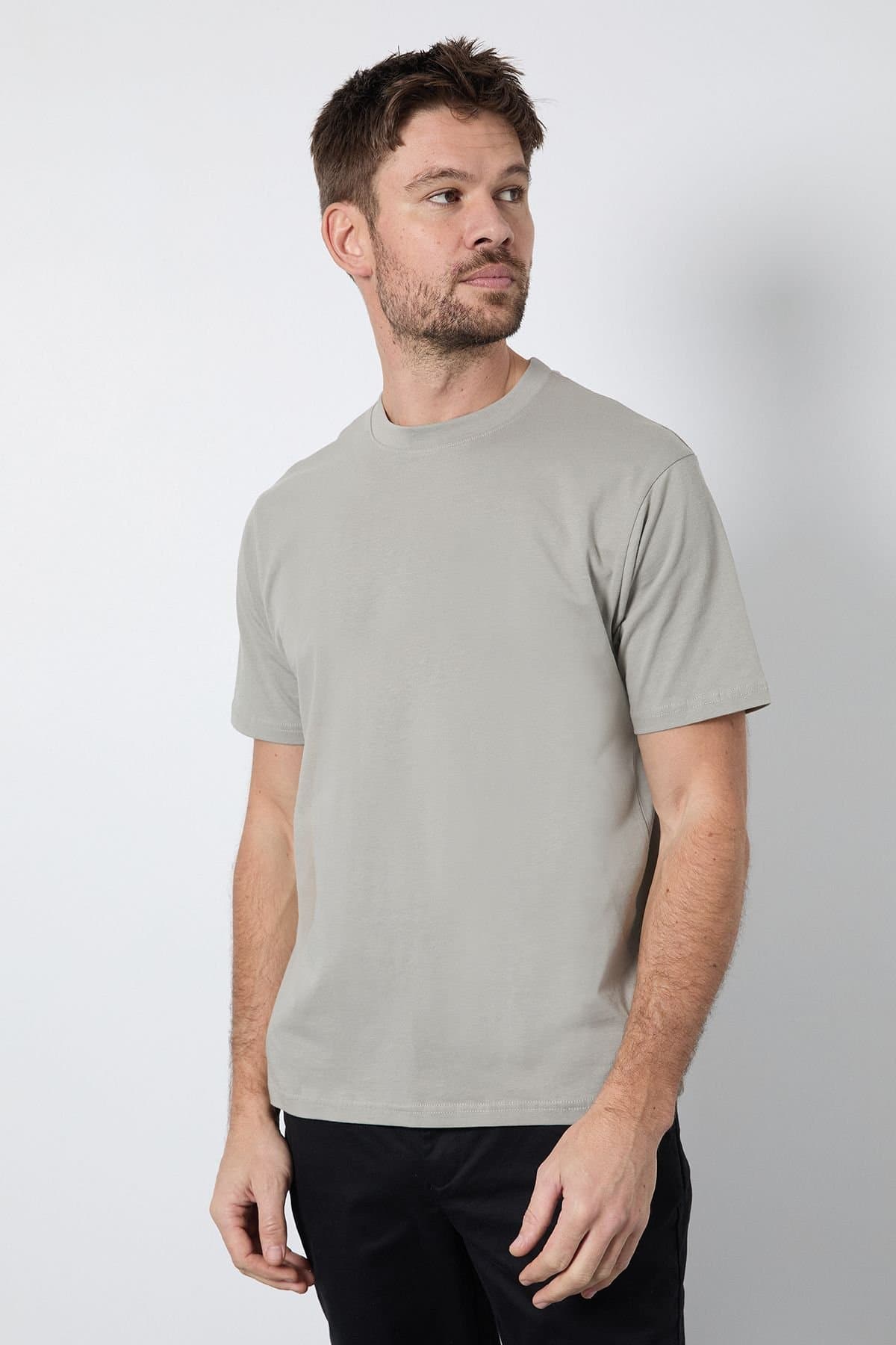 Burton Burton Men's Grey Crew Neck T-Shirt