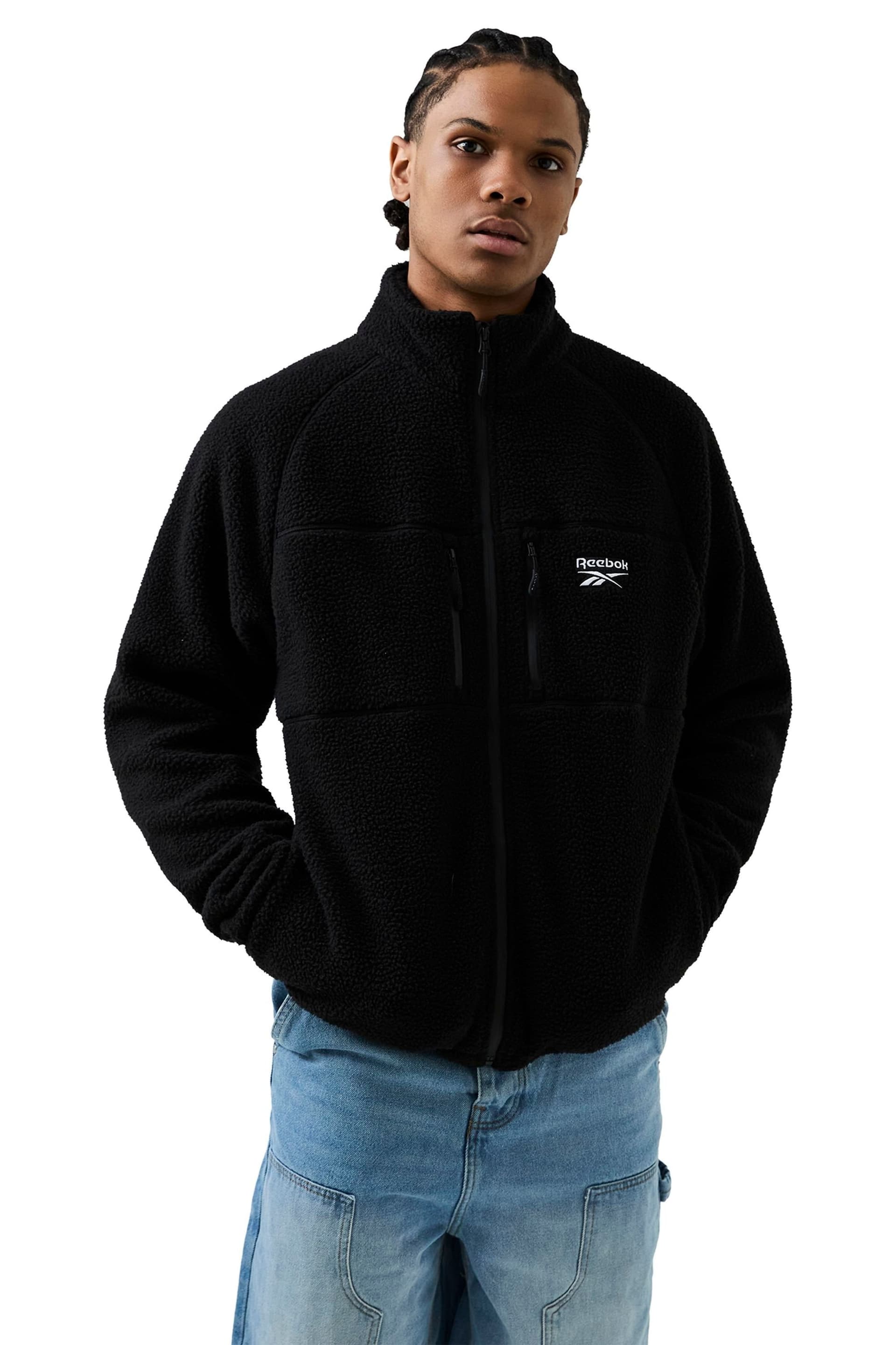Reebok Reebok Men's Holworth Fleece Jacket in Black