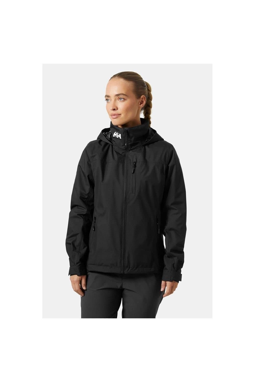 Helly Hansen Sport Helly Hansen Sport Women's Crew Hooded Midlayer Sailing Jacket 2.1 in Black
