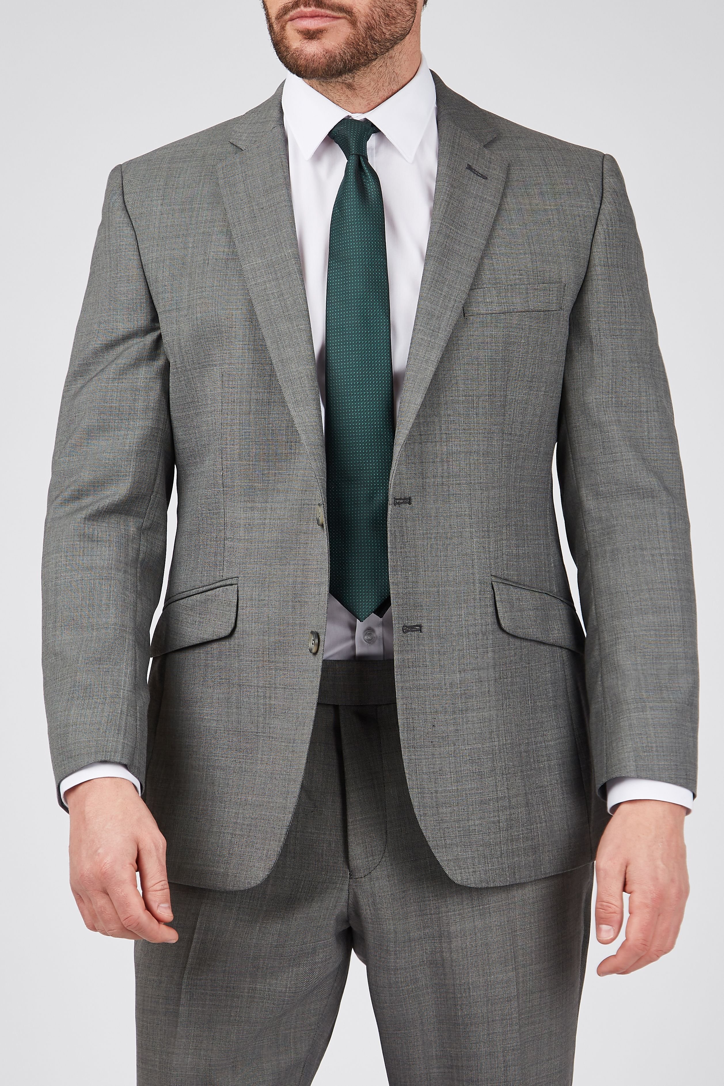 Scott Scott Men's Pick & Pick Tailored Jacket in Grey - 2