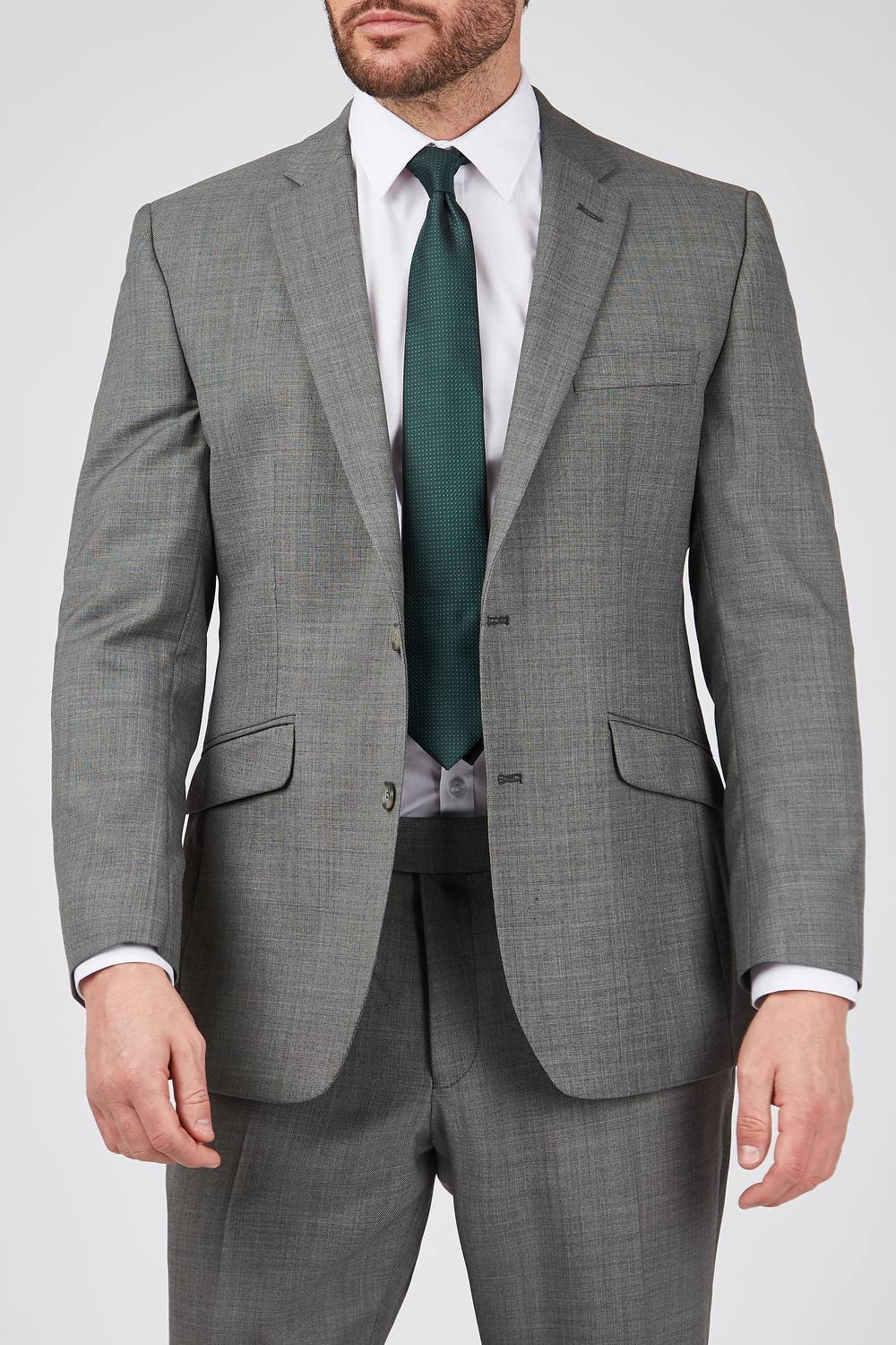 Scott Scott Men's Pick & Pick Tailored Jacket in Grey - 3