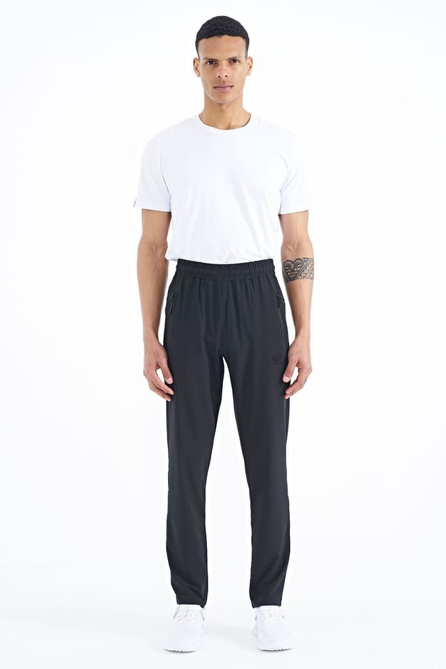 Tommy Life Tommy Life Men's Straight-Leg Pull-On Sweatpants in Black - 3