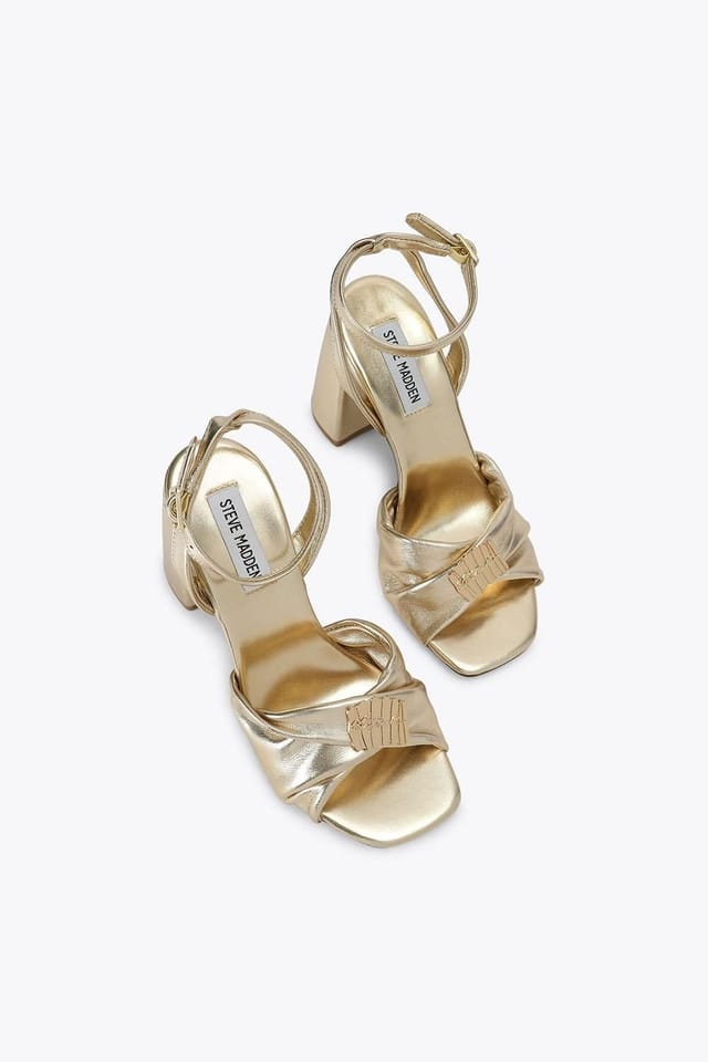 Steve Madden STEVE MADDEN Women's 'Montage Gold Leather' Heels - 2