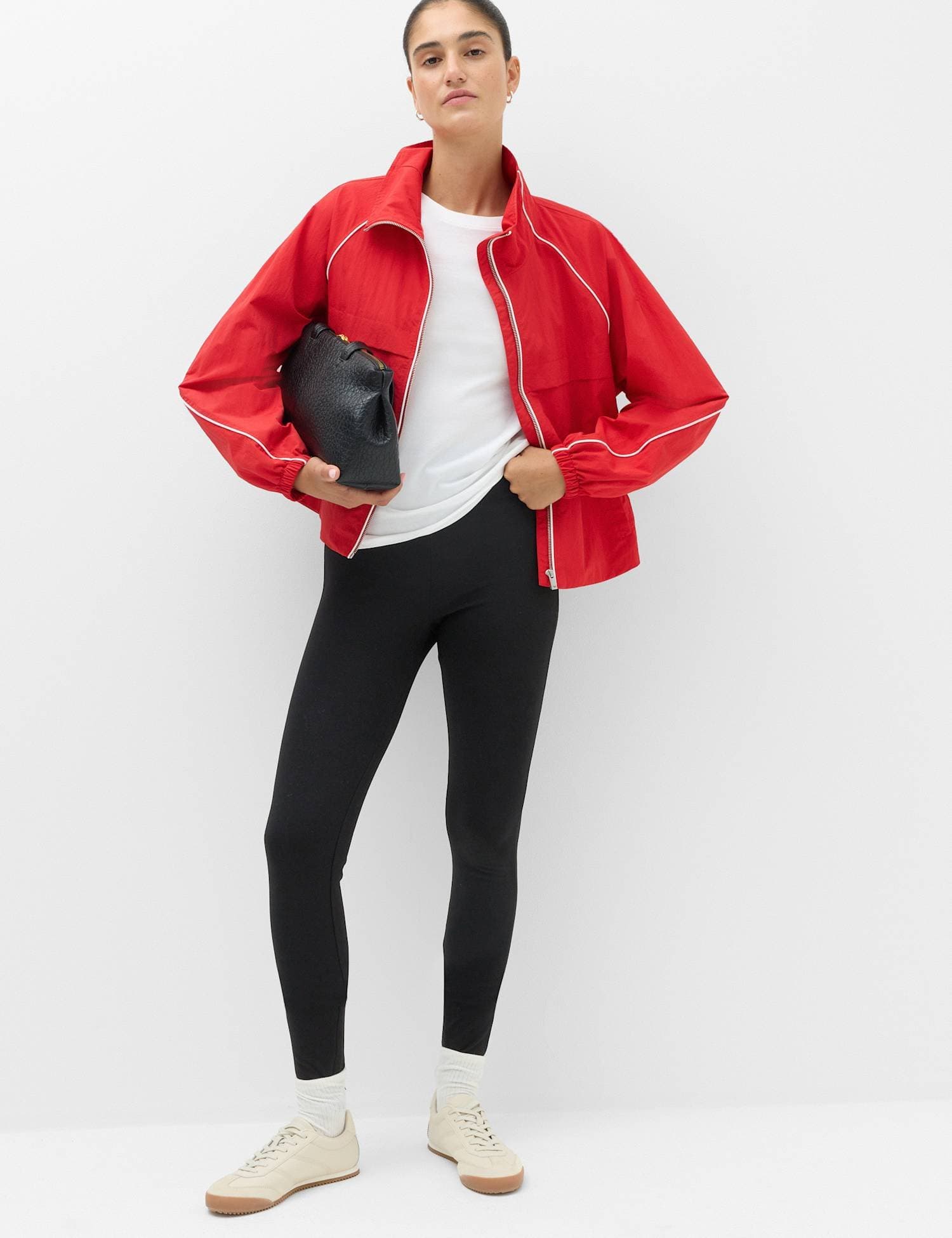 Marks & Spencer M&S Side Zip High Waisted Leggings Black