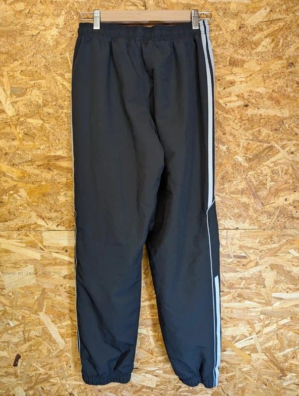 adidas Adidas Track Pants Mens Small W28 W30 L30 Black 3 Stripe Zip Pockets Athletic