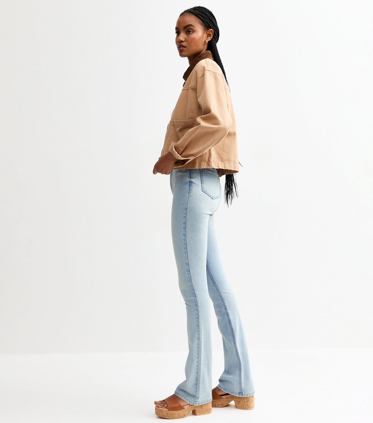 New Look Women's Tall Light Blue Bootcut Leg Jeans New Look - 4