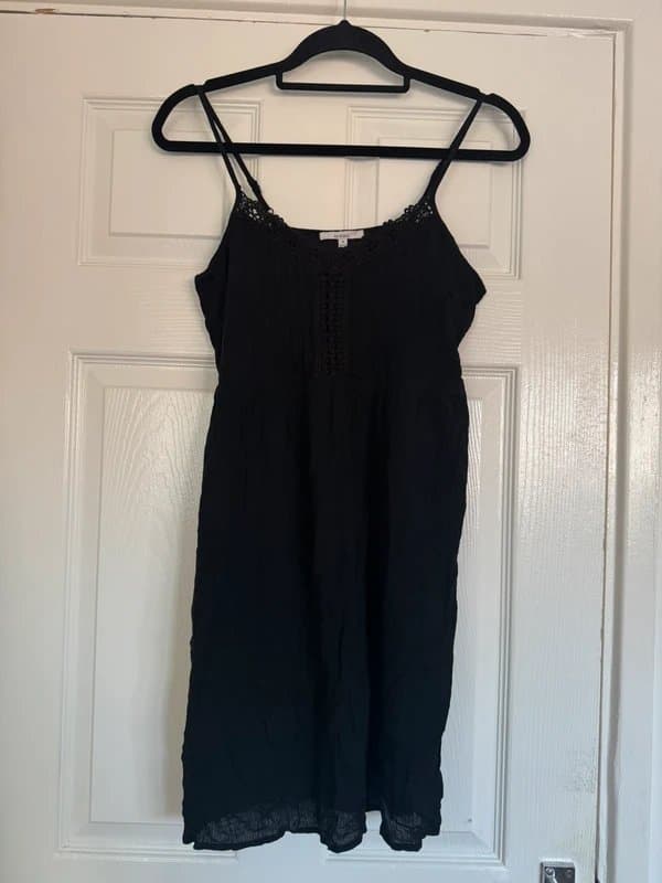 Acemi Black mini spaghetti straps dress little black dress