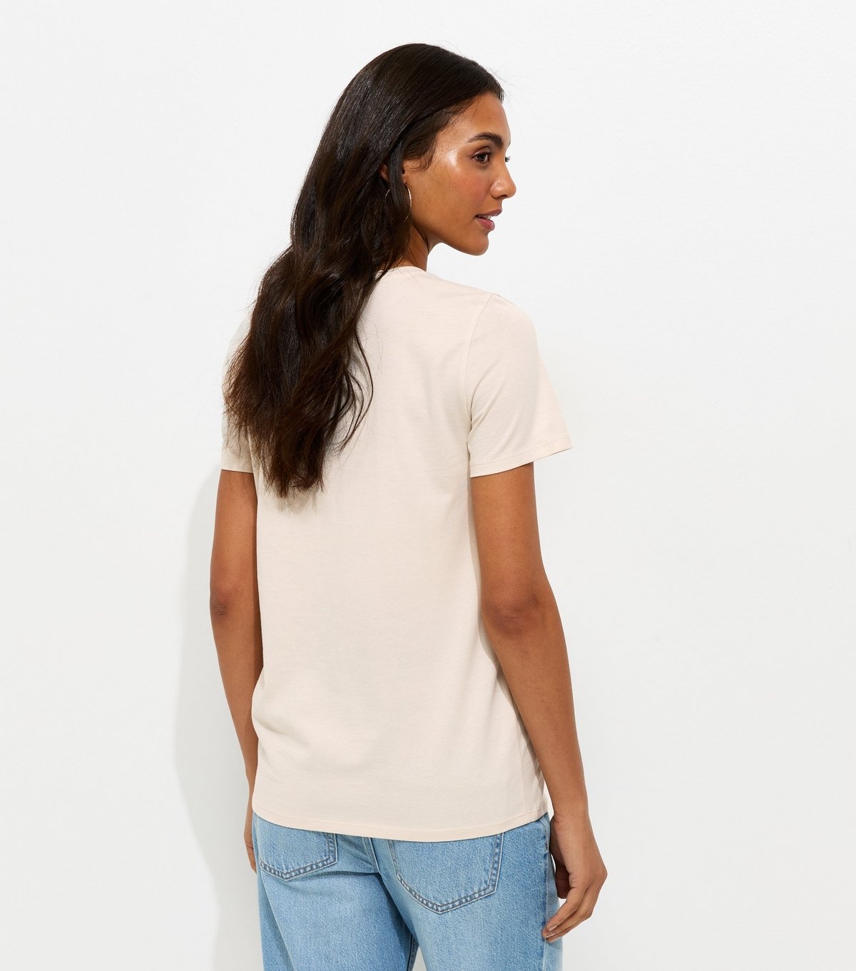 New Look Women's Maternity Stone Crew Neck T-Shirt New Look - 4