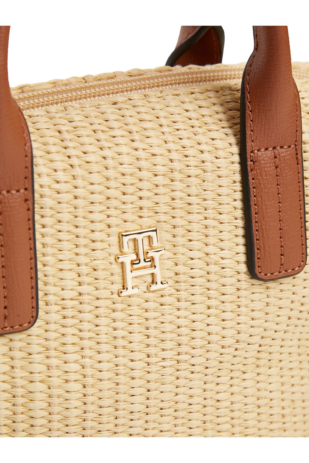 Tommy Hilfiger Tommy Hilfiger Women's Popette Micro Tote Raffia Natural Raffia - 3