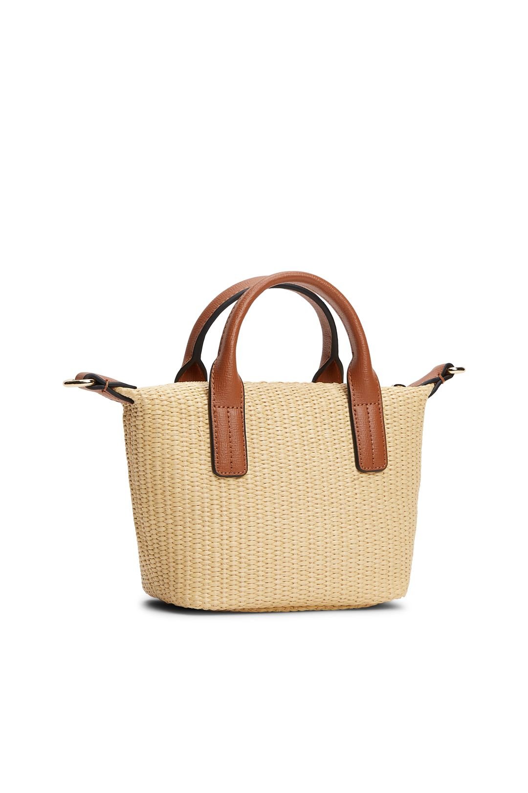 Tommy Hilfiger Tommy Hilfiger Women's Popette Micro Tote Raffia Natural Raffia - 4