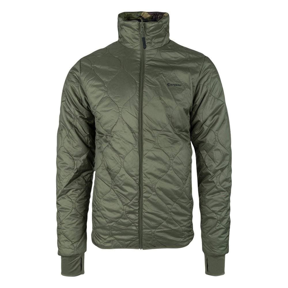 Speero Speero Men's Reversible Waterproof Jacket in Dark Green
