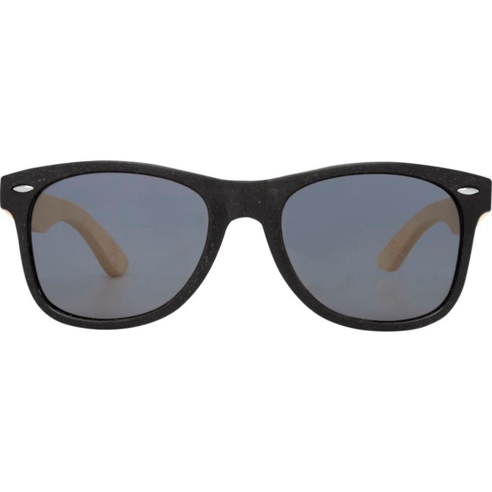 Avenue Avenue Men's Sun Ray Bamboo Sunglasses in Black - 4
