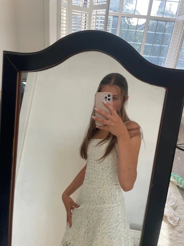 Bershka Strapless lace Bershka dress XS