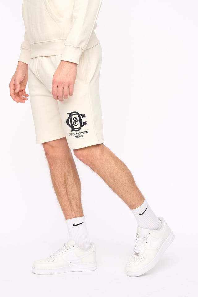 Duck&Cover Duck&Cover Men's Randolph Comfort Stretch Cotton-Blend Sweat Shorts in Light Stone - 2