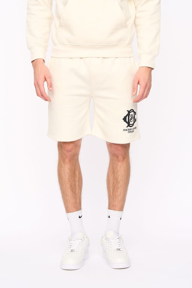 Duck&Cover Duck&Cover Men's Randolph Comfort Stretch Cotton-Blend Sweat Shorts in Light Stone - 3