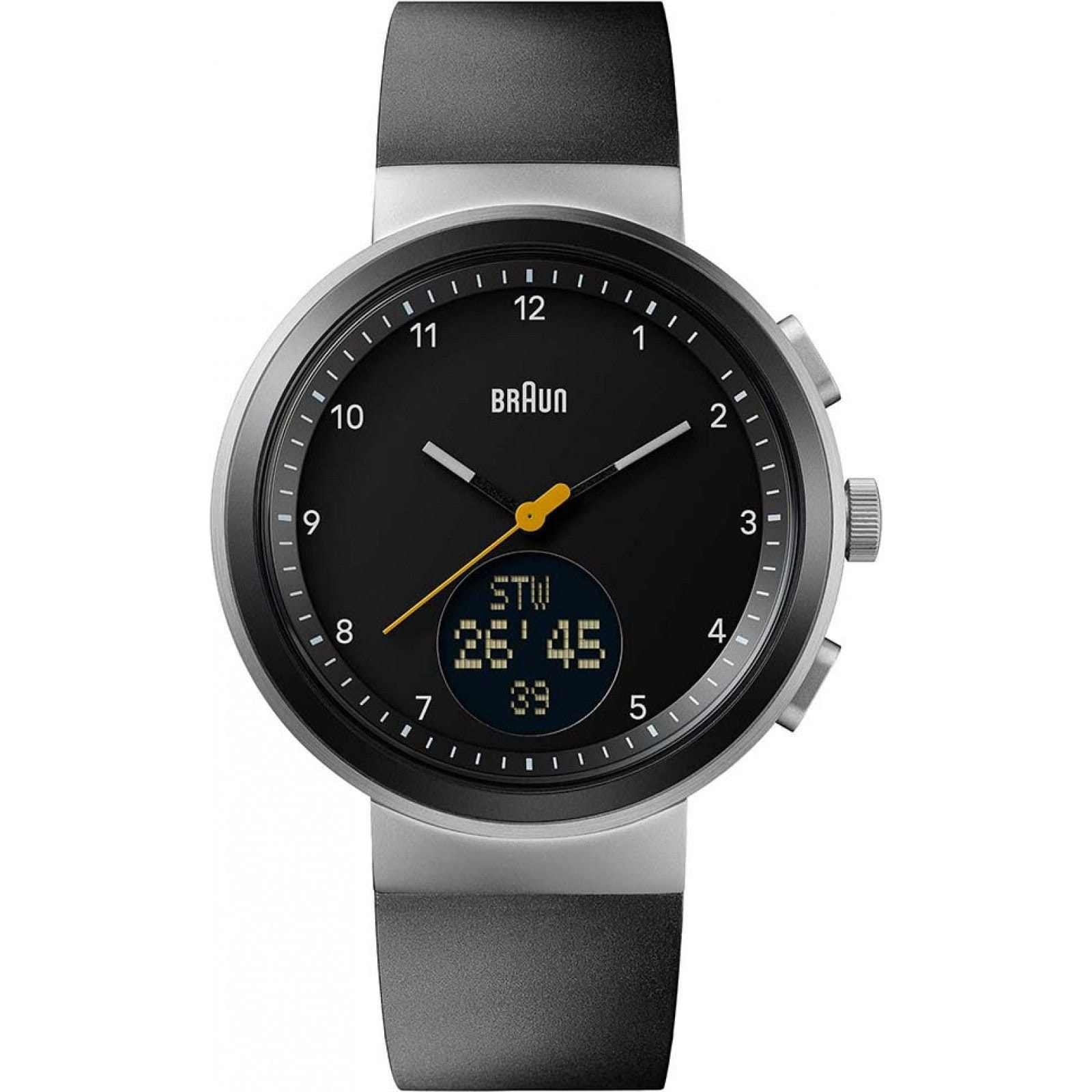 Braun Braun Men's BN0299NBKBKG 45mm Quartz Watch in Black - 4