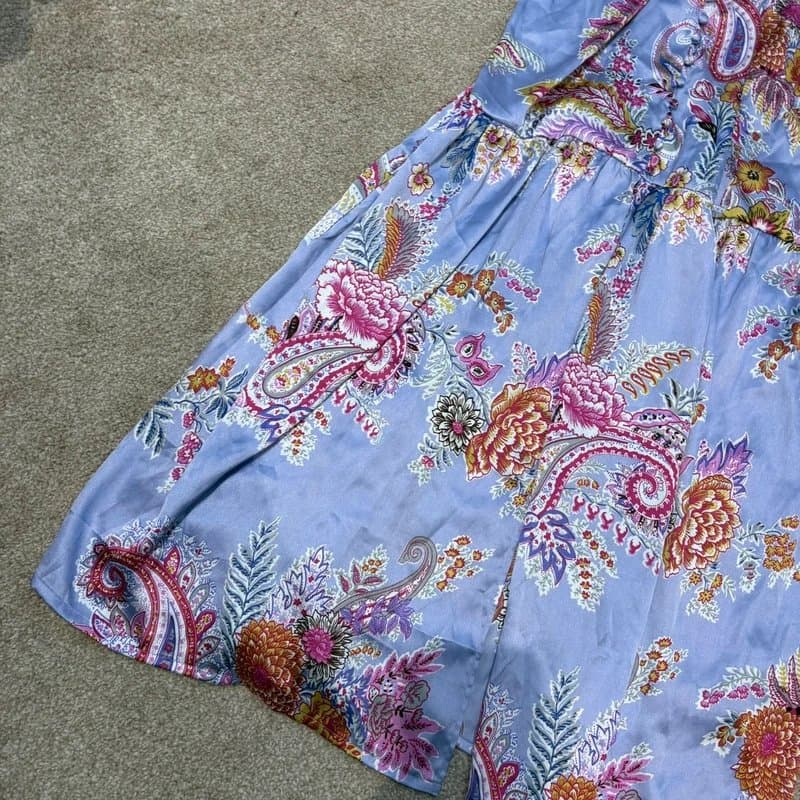 ASOS ASOS Flutter Sleeve Floral V Neck Maxi Dress  Size 10