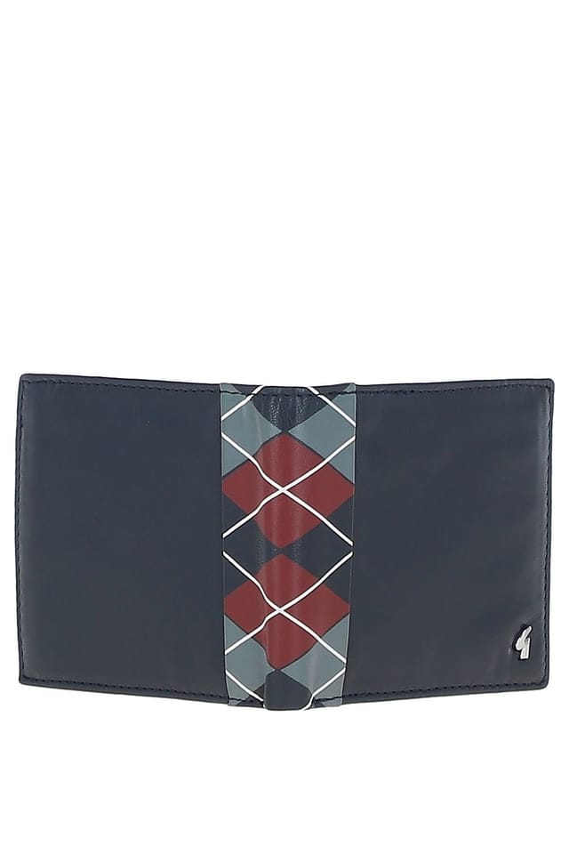 Gabicci GABICCI Men's Real Leather 4 Card Bilfold Wallet in Dark Navy - 3