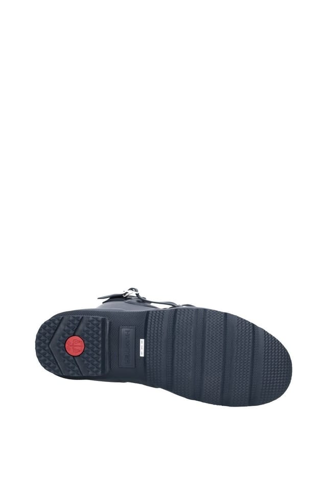 Hunter Hunter Men's 'Original Side Adjustable' Rubber Patterned Wellington Boots in Navy - 3