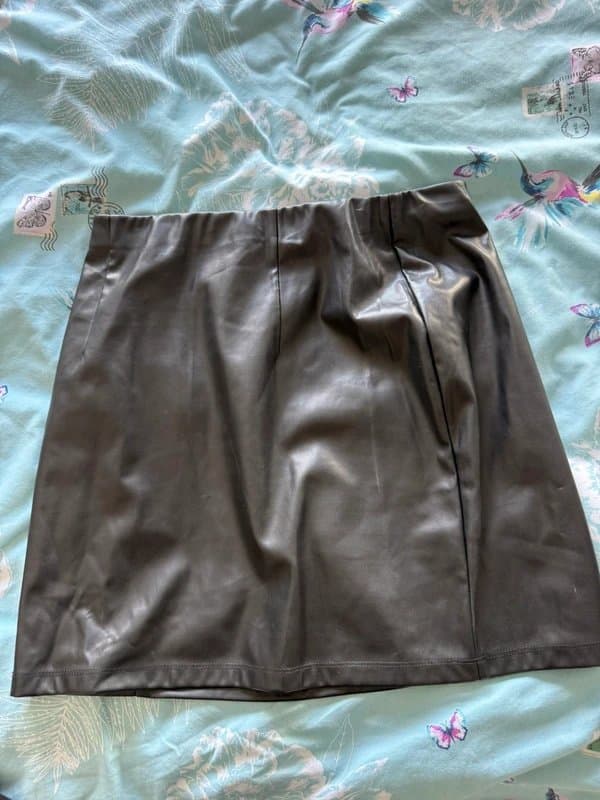 ASOS ASOS leather look skirt