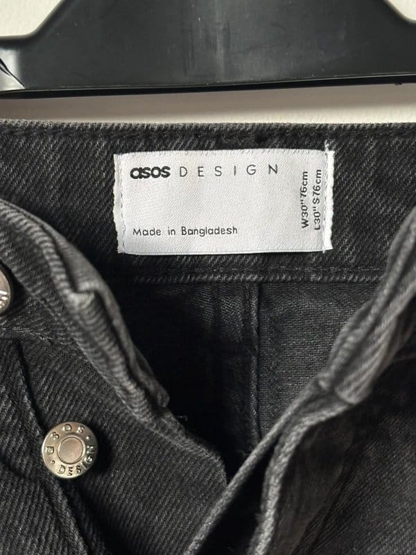 ASOS Design Black Denim Jeans