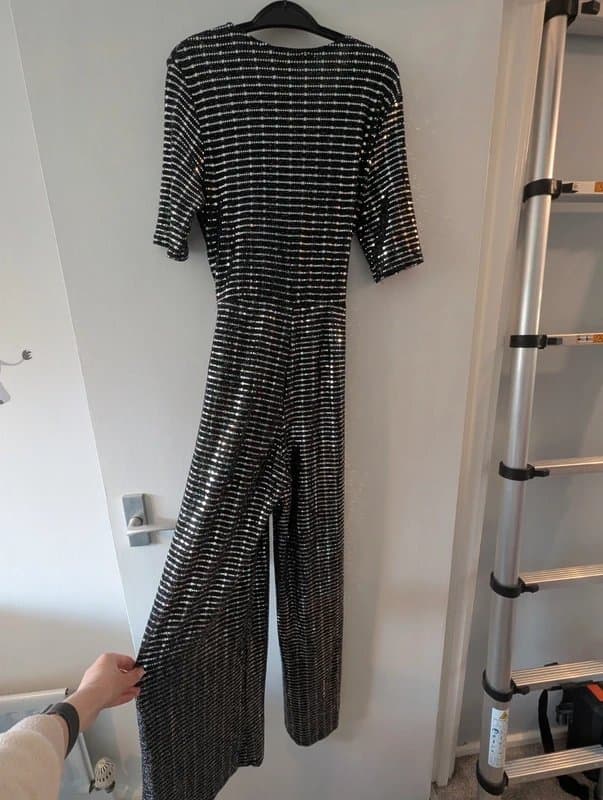 New Look Glitter/sequin jumpsuit
