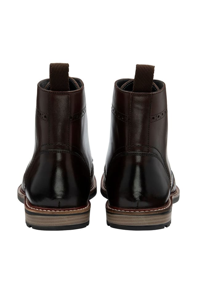 Frank Wright Frank Wright Men's 'Corby' Leather Lace-Up Boots in Brown - 3