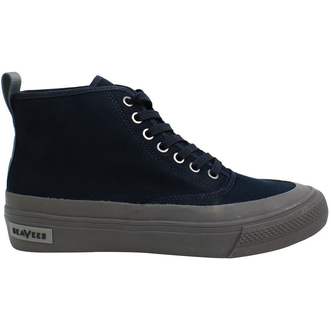 Seavees Seavees Men's Blue Canvas Lace-Up Boots