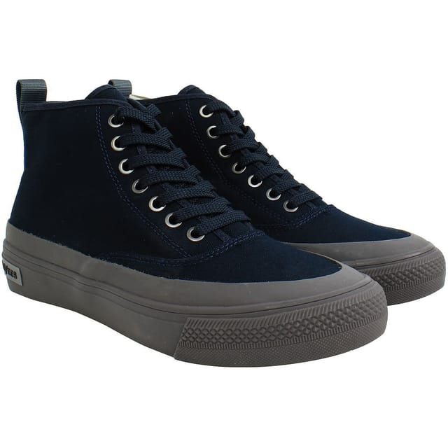 Seavees Seavees Men's Mariners Lace-Up Blue Canvas Boots - 2