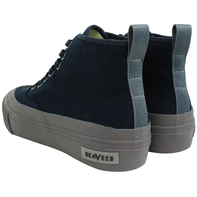 Seavees Seavees Men's Mariners Lace-Up Blue Canvas Boots - 3