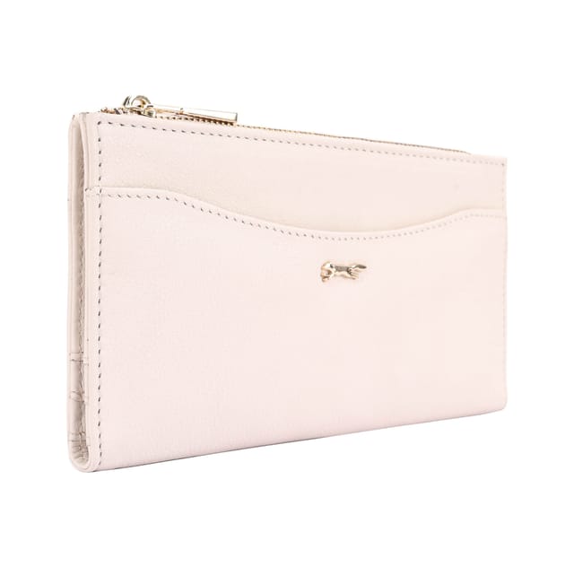 Paul Costelloe Paul Costelloe Women's Nynph Leather Purse in Light Beige - 2