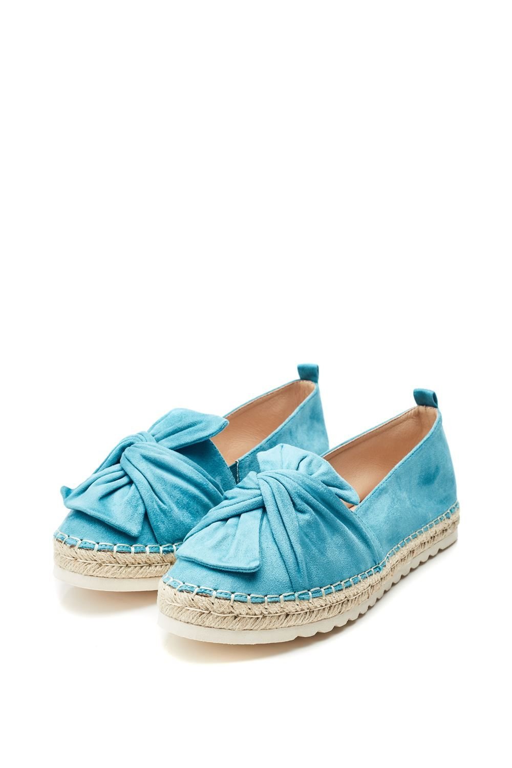 Moda In Pelle Moda In Pelle Women's 'Fionna' Alcantara Loafers in Turquoise - 2