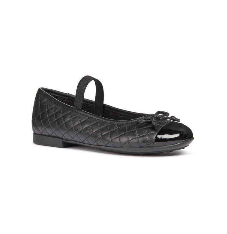 Geox Geox Women's 'Plie' Junior' Leather Shoes in Black