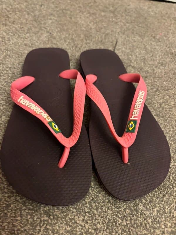 Havaianas Havanianas pink flip flops sandals holiday beach party 6/7 same day post