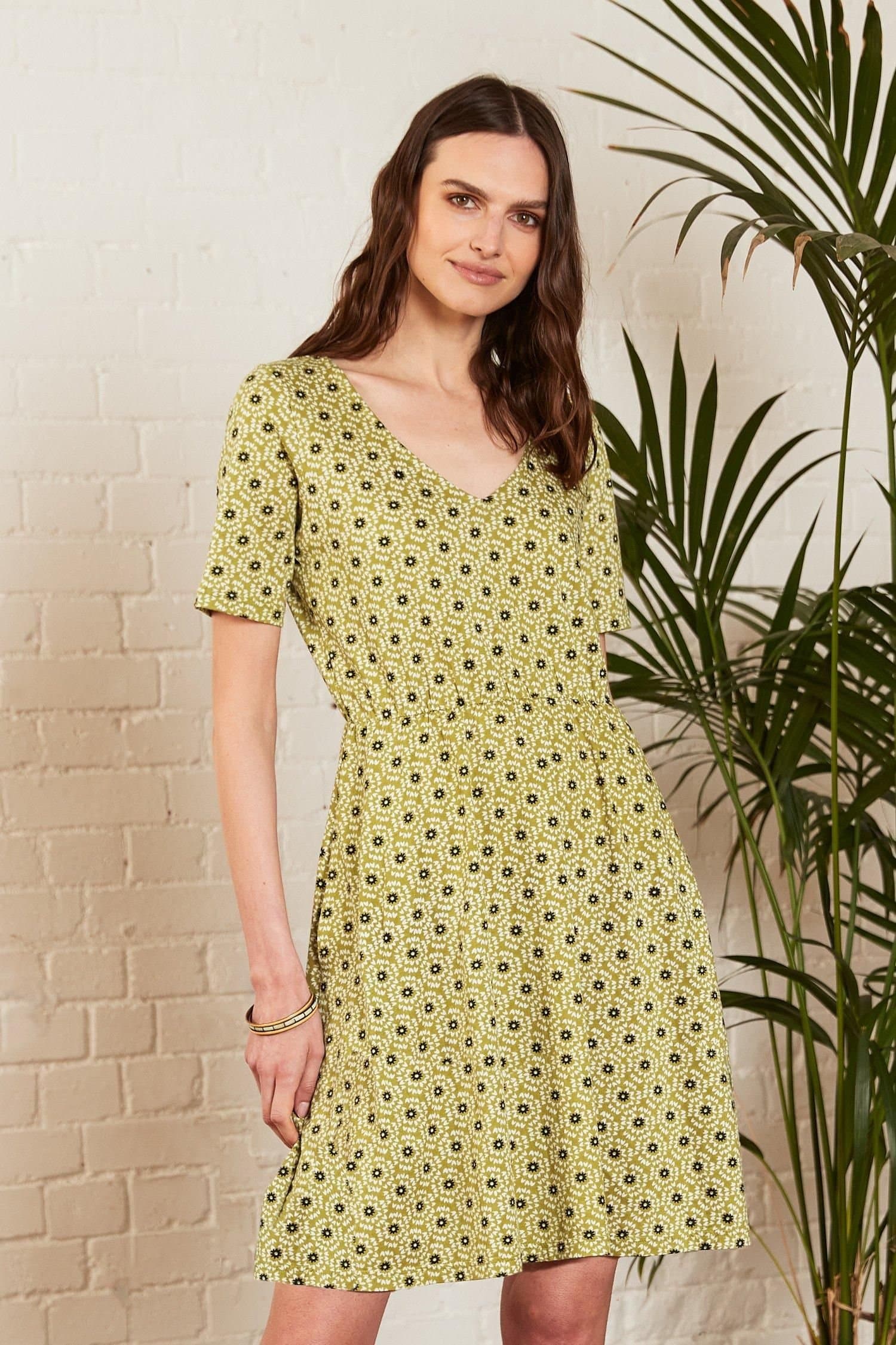 Nomads Clothing Nomads Clothing Women's Organic Jersey Tunic Dress in Green
