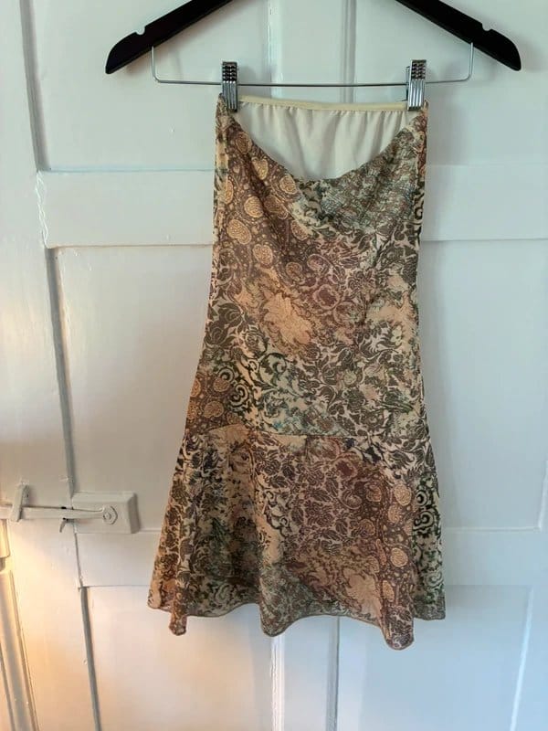 Bershka Paisley Print Midi Skirt – Size XS