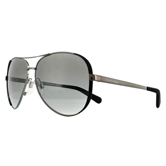 Michael Kors Michael Kors Women's Aviator Gunmetal Black Grey Gradient Sunglasses - 2