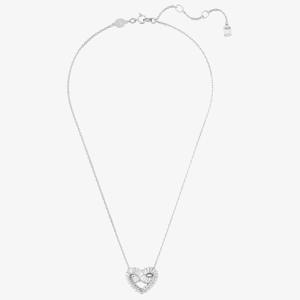 Swarovski Swarovski Women's Matrix Mixed Cut Heart Necklace 5647924 in Silver - 2