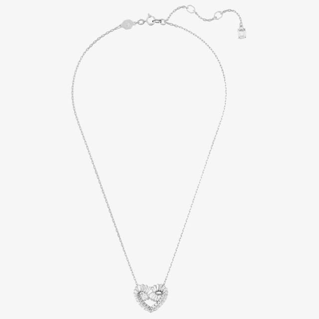 Swarovski Swarovski Women's Matrix Mixed Cut Heart Necklace 5647924 in Silver - 2