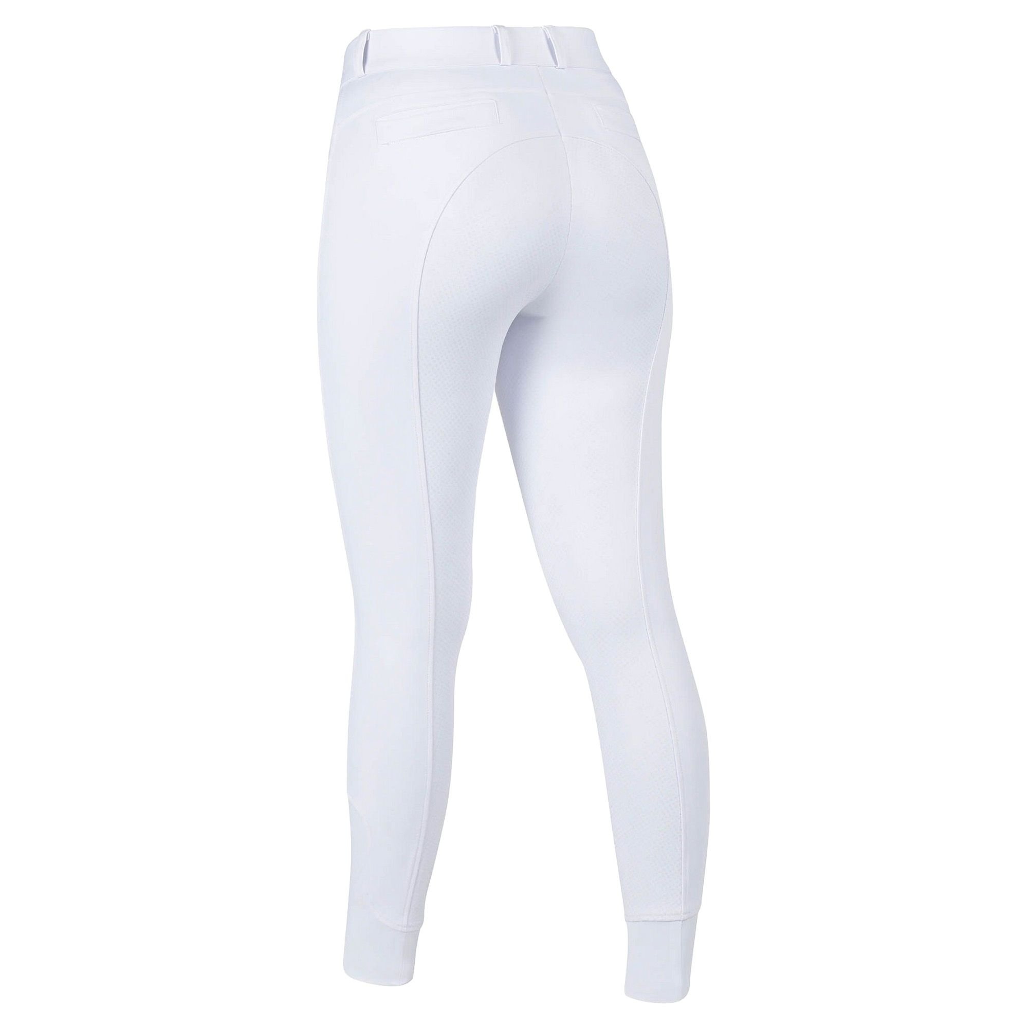 Weatherbeeta Weatherbeeta Women's Duet Full Seat Breeches in White - 2