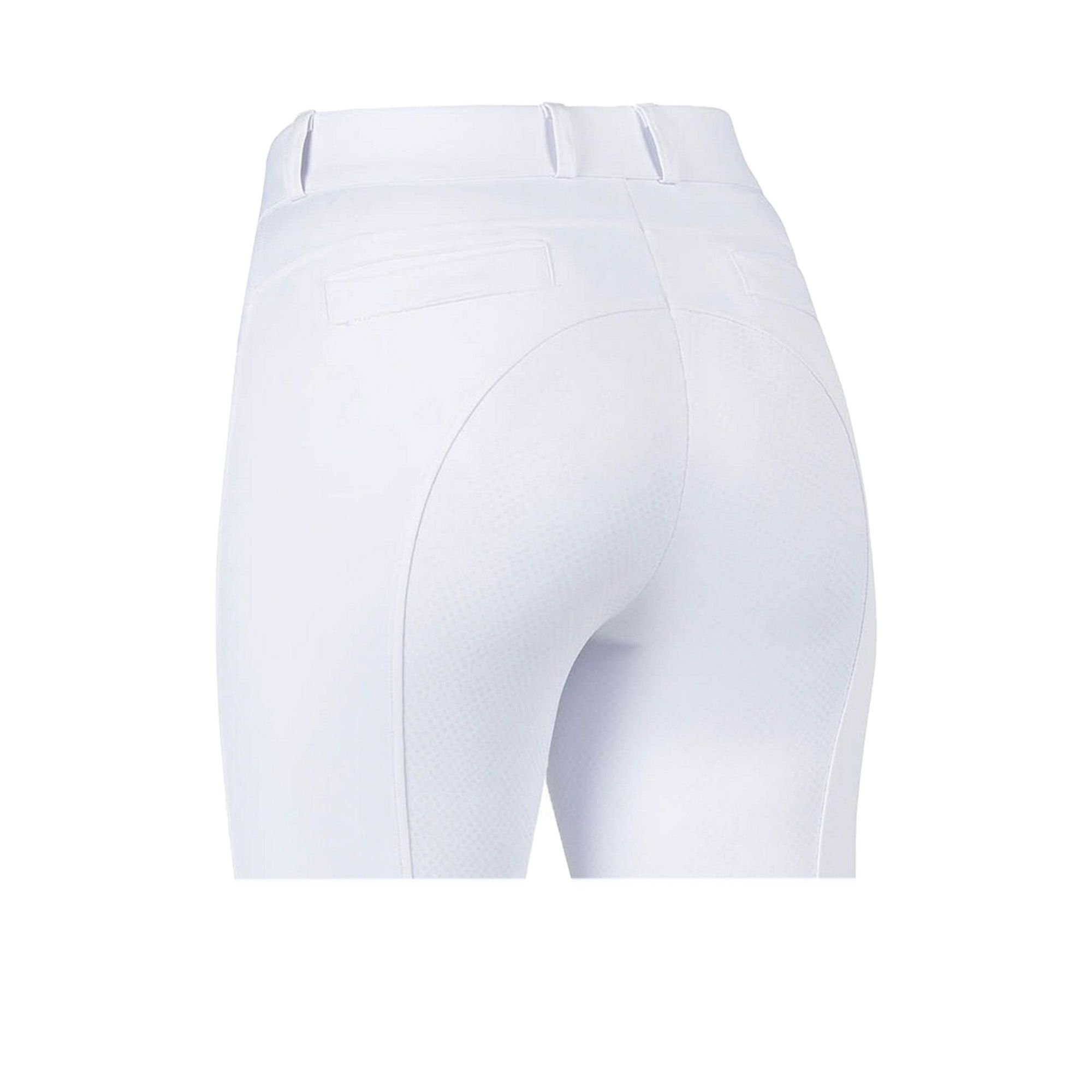Weatherbeeta Weatherbeeta Women's Duet Full Seat Breeches in White - 3