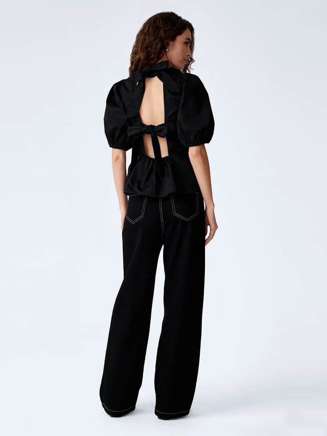 OMNES Tiana Top in Black - 2