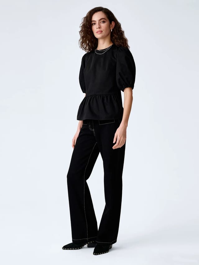 OMNES Tiana Top in Black - 3