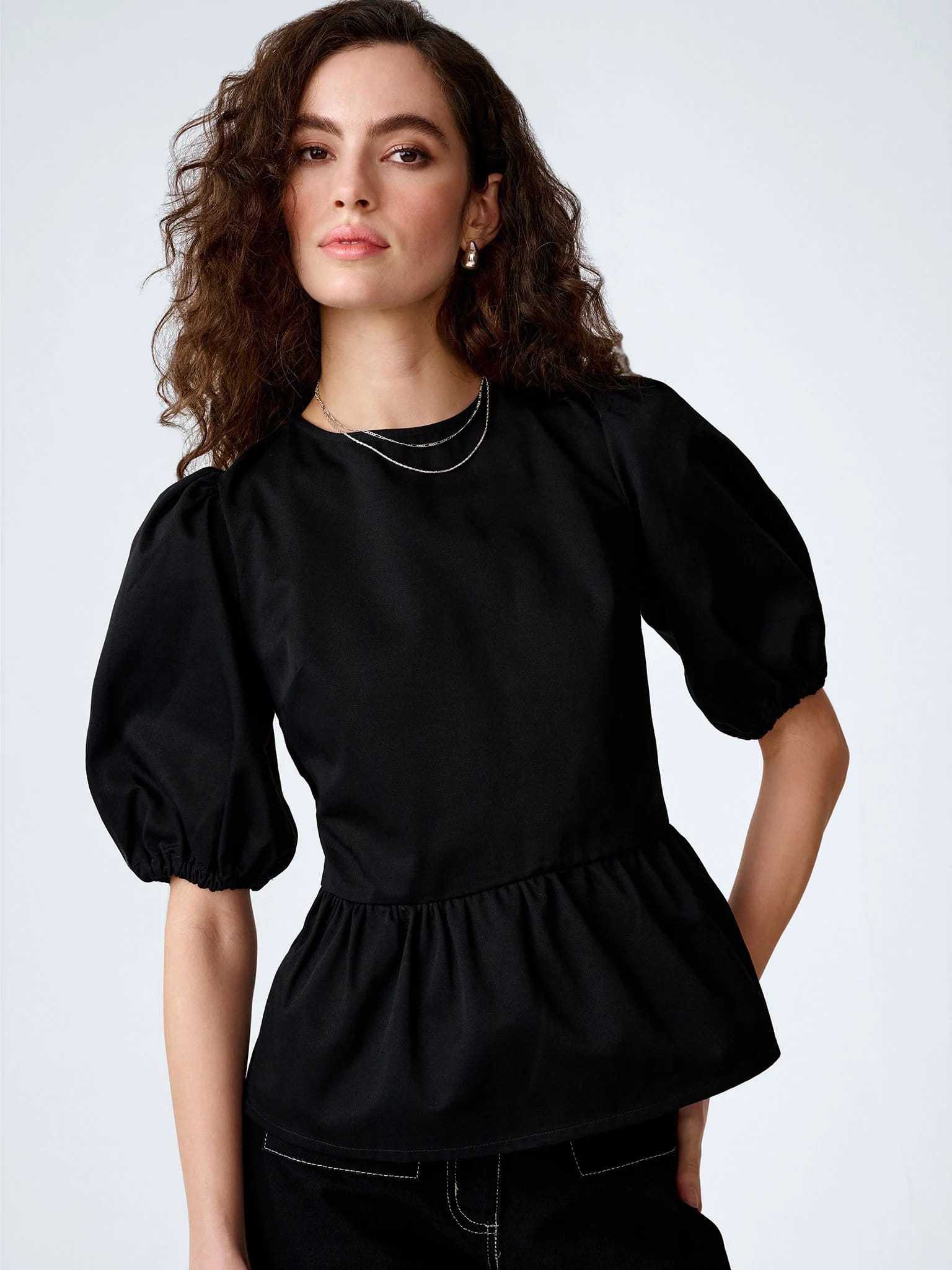 OMNES Tiana Top in Black - 4