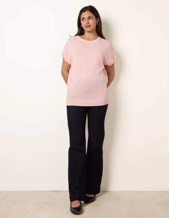 Blue Vanilla Short Sleeve Texture Knit Top - 2