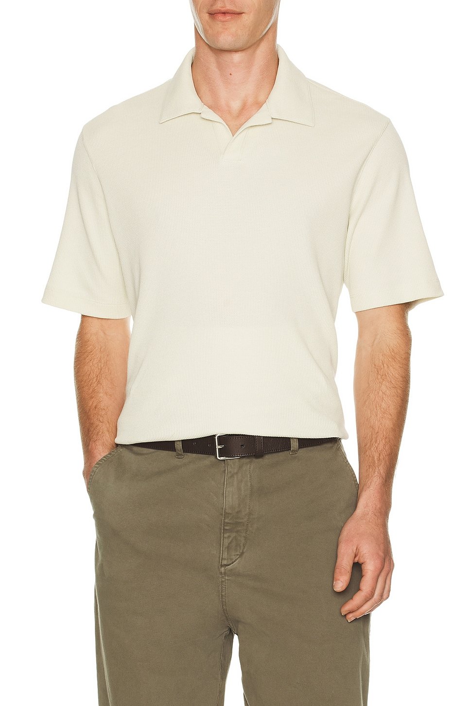 revolve Soft Waffle Short Sleeve Polo - 1